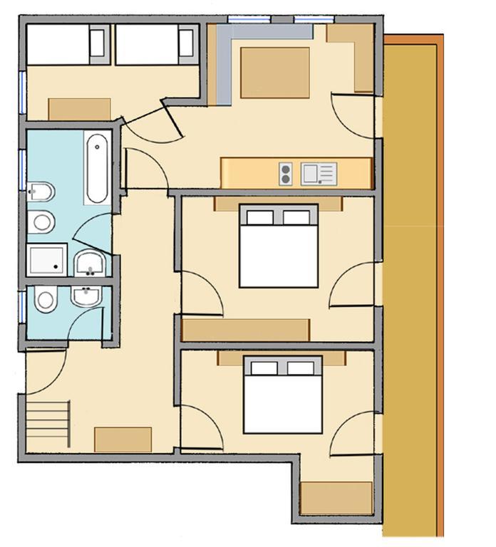 Feichterhof Voppichler Villa Rio Bianco/Weissenbach Cameră foto